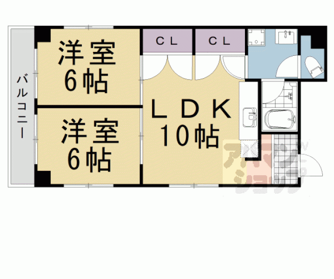 【高倉錦ビル】間取