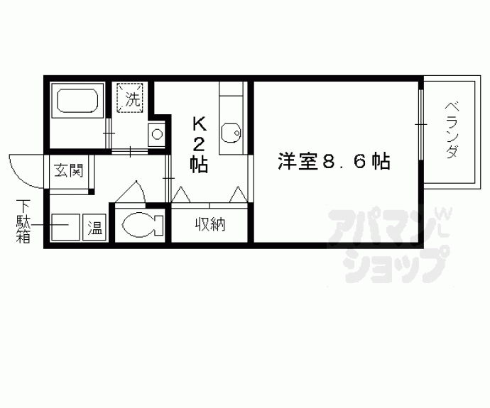 【メモリープレイスA&K】間取