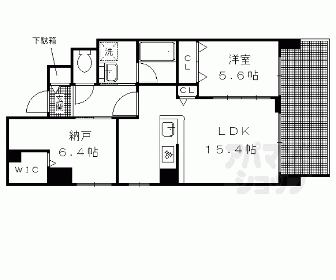 【フェリシア御所南】間取