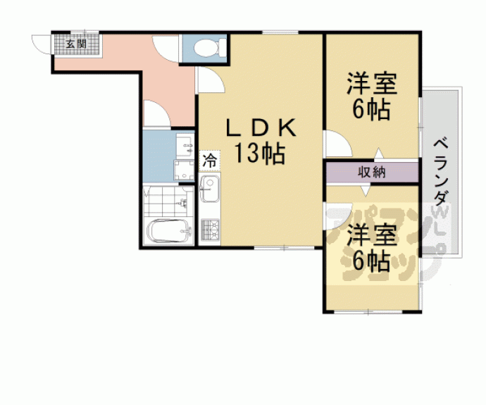 【鳥羽エクセレント】間取