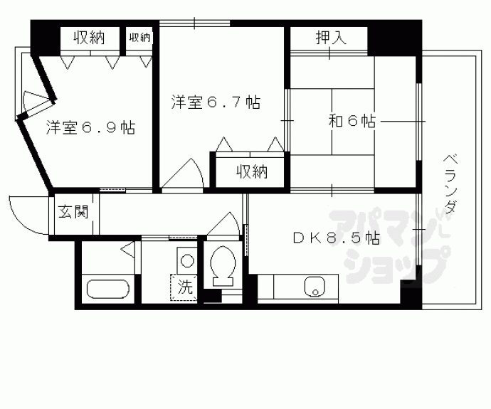 【スエルテ木駒】間取