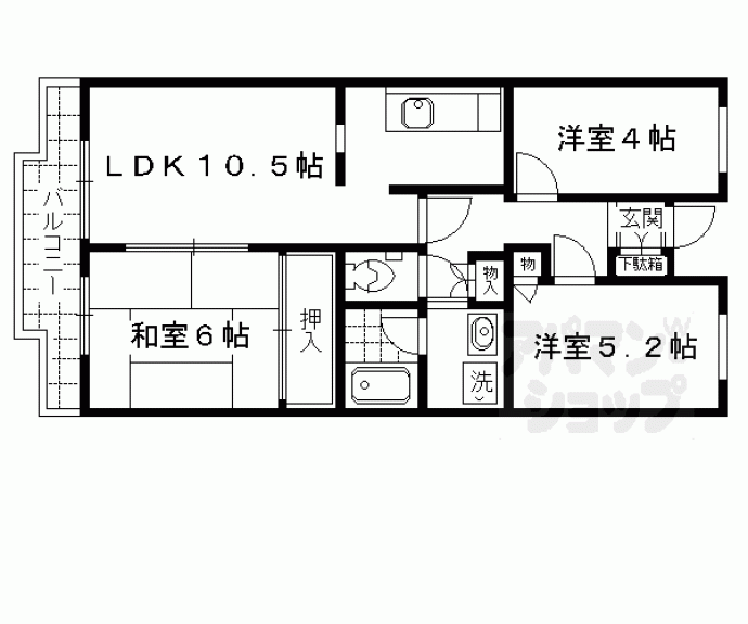 【アートエレガンス】間取