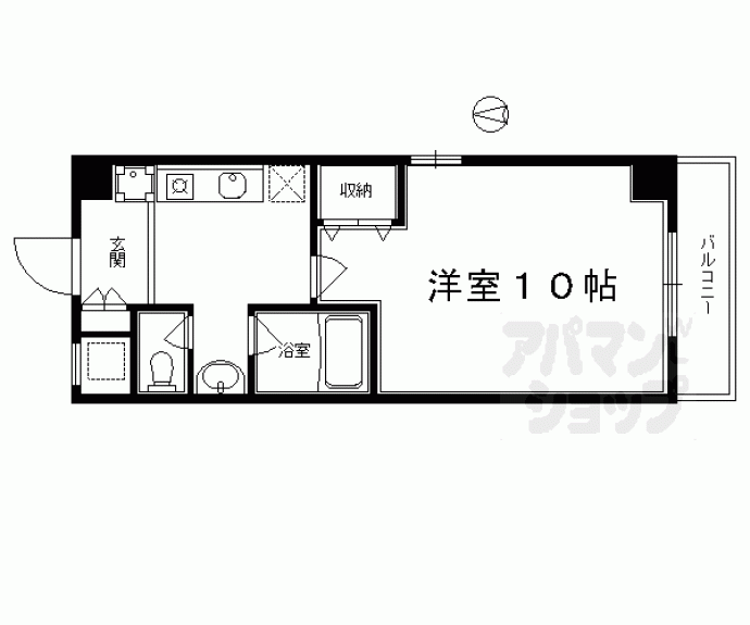 【メディナ丹波口】間取