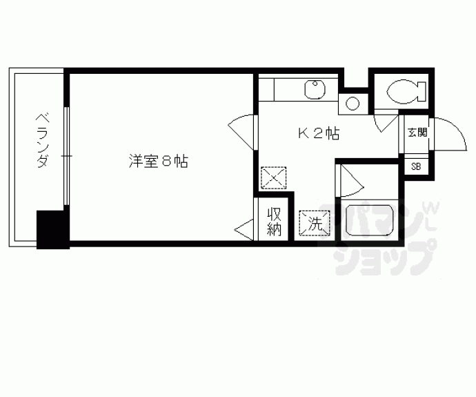 【吉祥院定成町マンション】間取