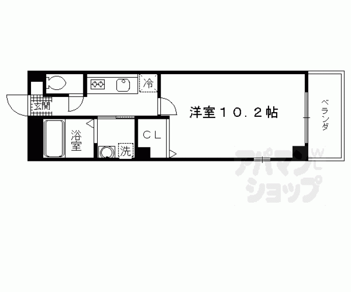 【ノイ ブルーメ桂川】間取
