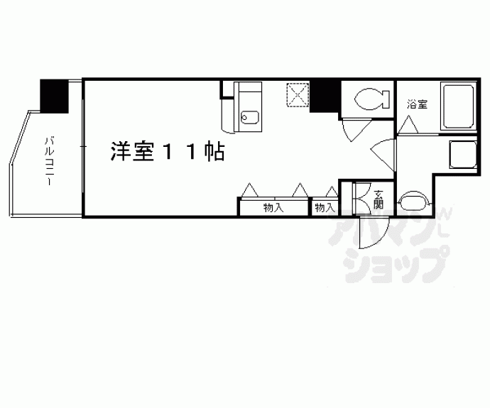 【エステムコート京都駅前ＫＯＴＯ】間取