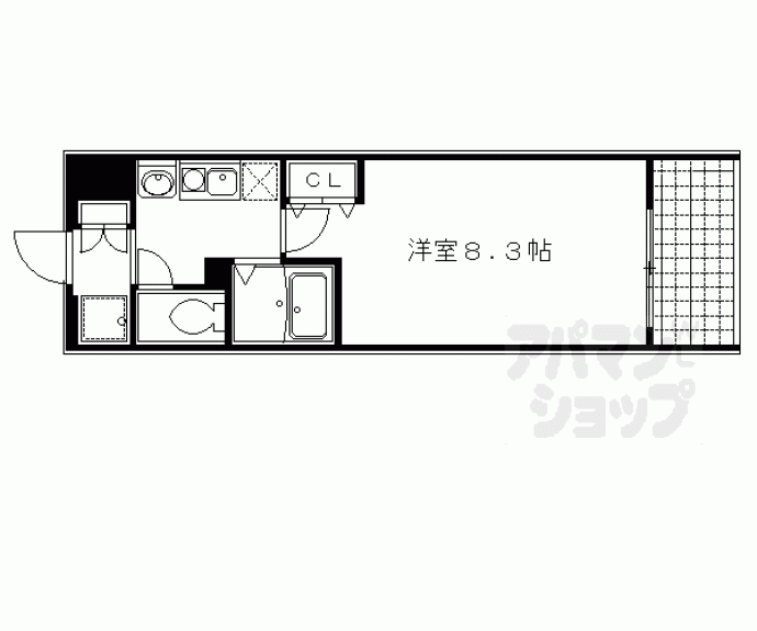【ＫＤＸレジデンス西大路】間取