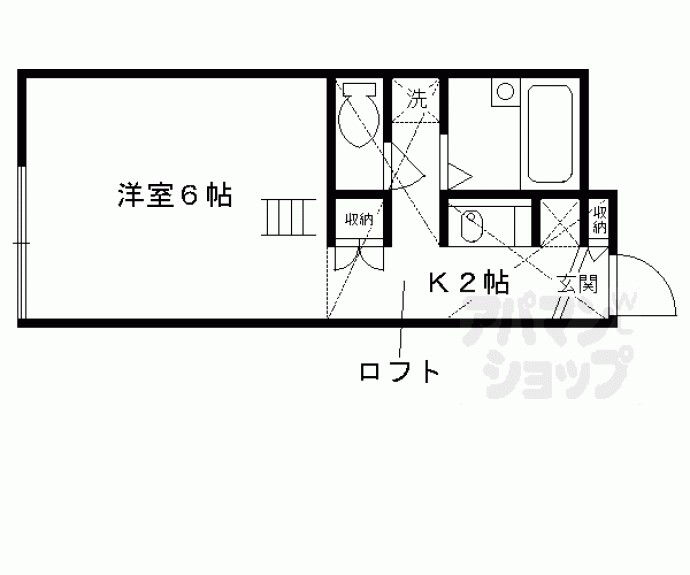 【レオパレスファースト】間取