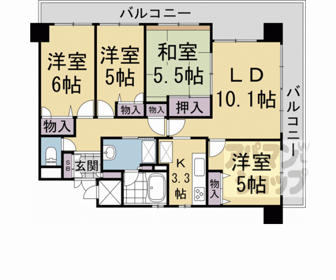 【エスリード淀】間取