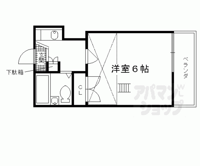 【アレックス東福寺】間取
