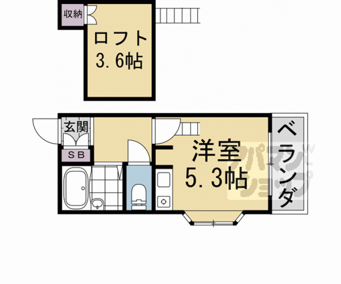 【Kozy3番館】間取
