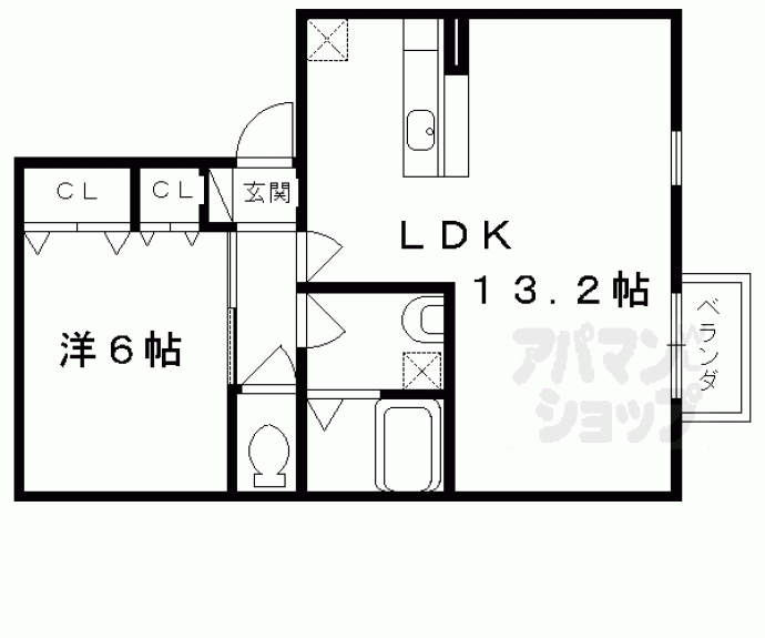 【メゾンドール　シルヴィ】間取