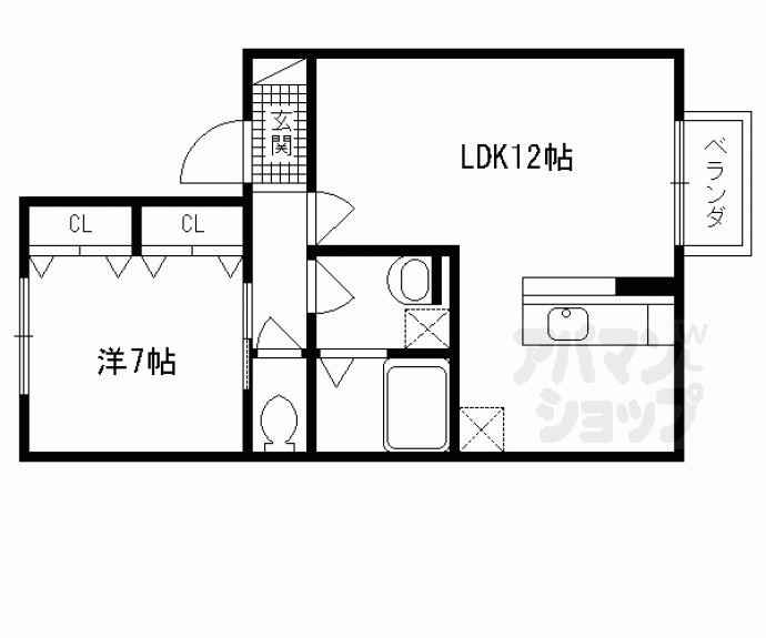 【メゾンドール　シルヴィ】間取