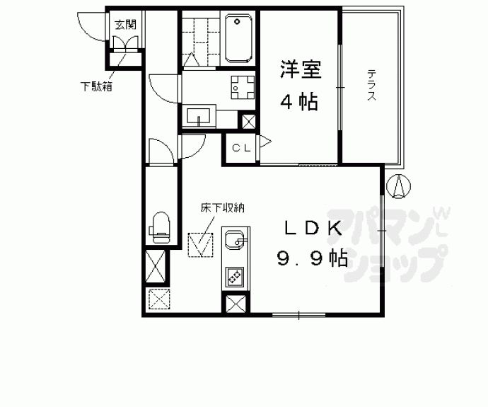 【ソラヴィータ桂川】間取