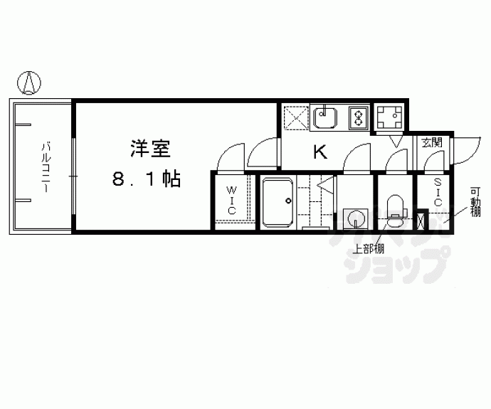 【エスリード京都梅小路】間取