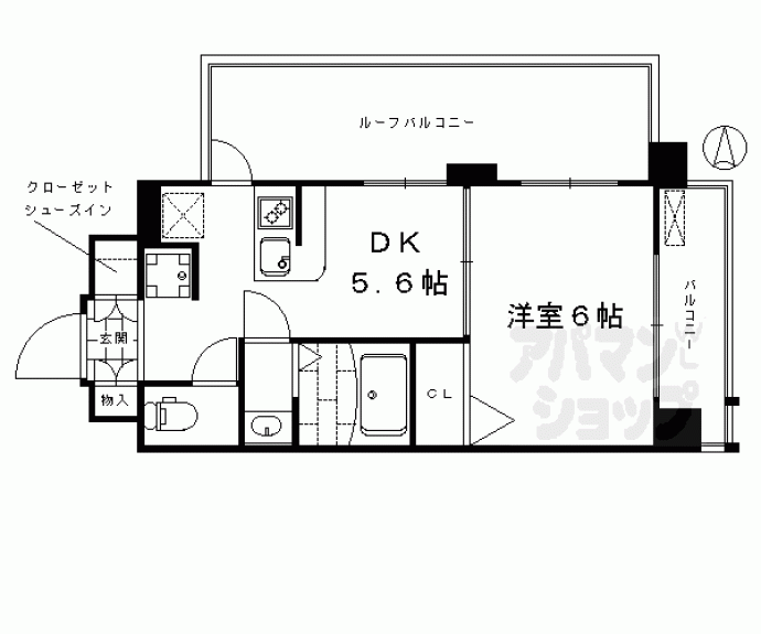 【エステムコート京都西大路】間取
