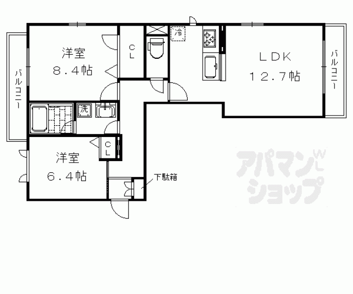 【シャーメゾンエステート】間取