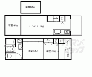 【上久世町４７７－１７貸家】