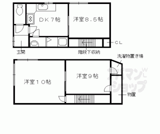 【東九条北松ノ木町貸家２】