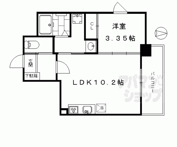 【Ｃｌａｉｒ京都桂川】間取