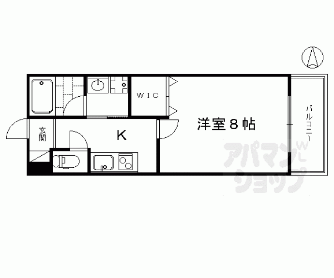 【クレドール洛南　ｌｅｇｅｎｄ】間取