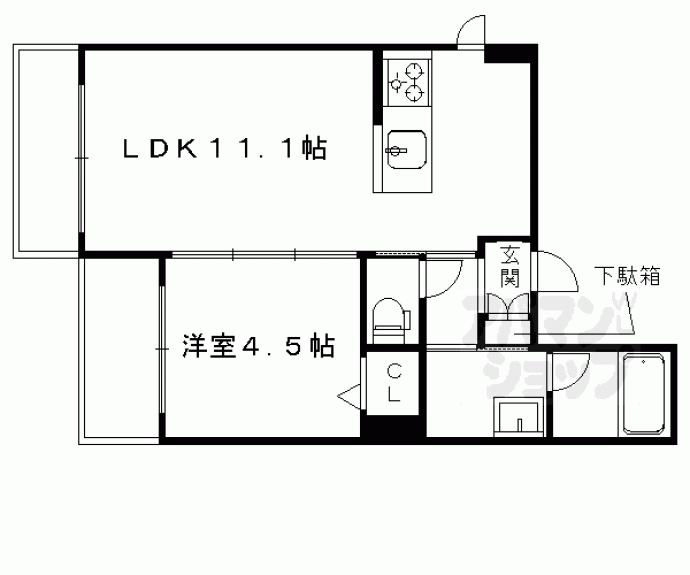 【シャーメゾン大石橋】間取