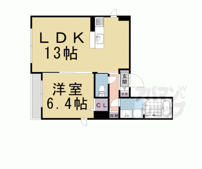 【シャーメゾン大石橋】間取