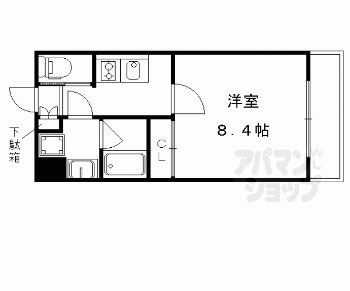【久世中久世町１丁目マンション】間取
