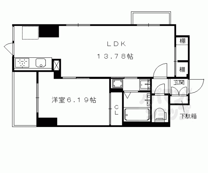 【sawarabi park house】間取