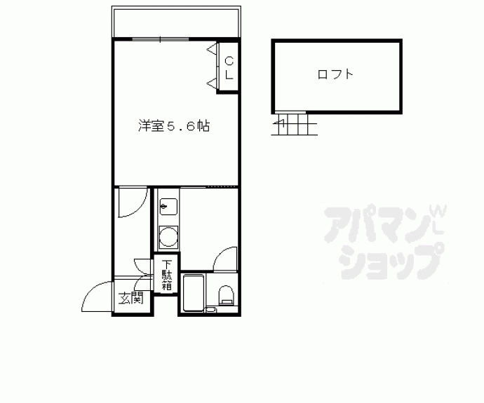 【キンブリッジ京都駅西】間取