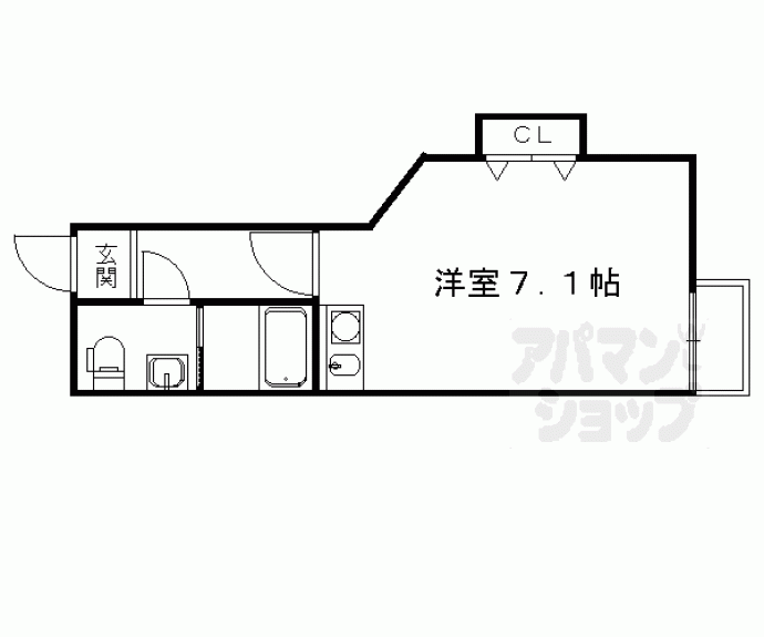 【ブリエ西大路】間取