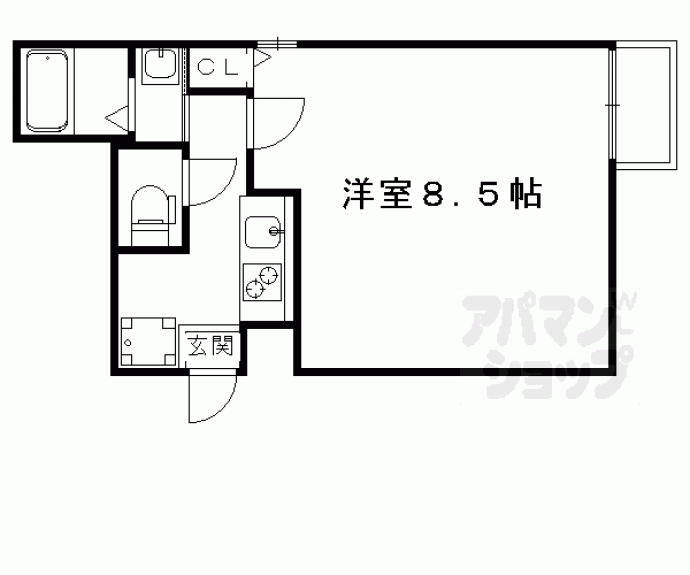 【シュミート西洞院】間取