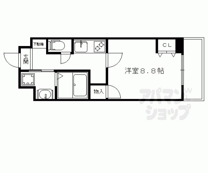 【Ｈｉｌｌｓ京都東】間取