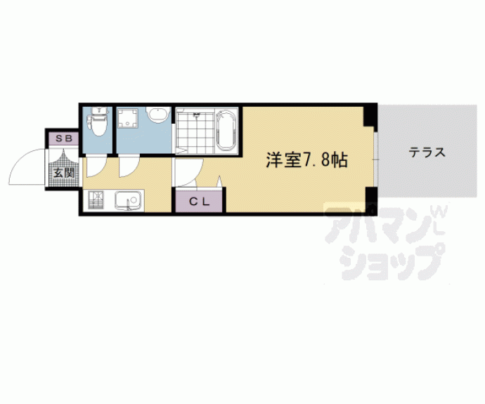 【エスリード京都梅小路アヴェニテ】間取