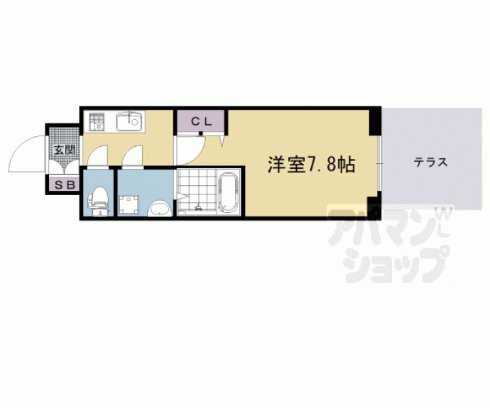 【エスリード京都梅小路アヴェニテ】間取