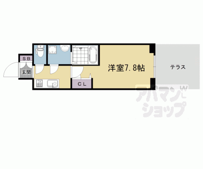 【エスリード京都梅小路アヴェニテ】間取