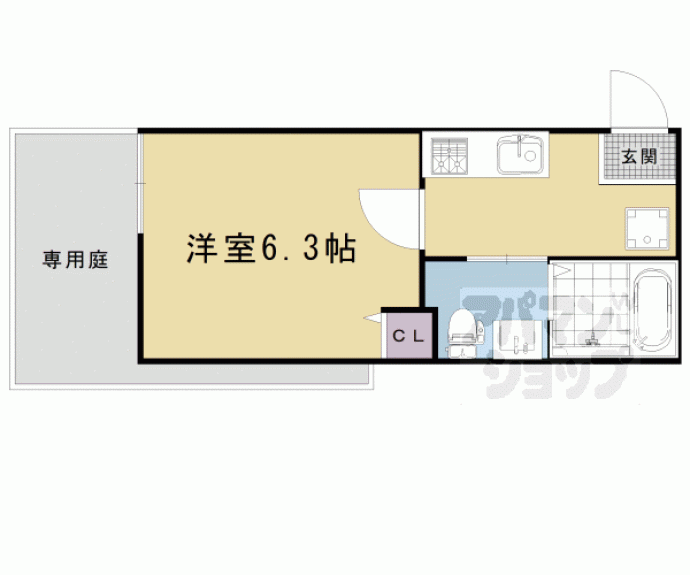 【ｎｏａ東寺駅】間取