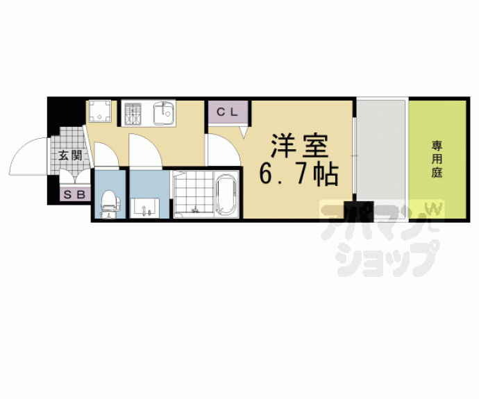 【プレサンスＴＨＥ　ＫＹＯＴＯ　澄華】間取