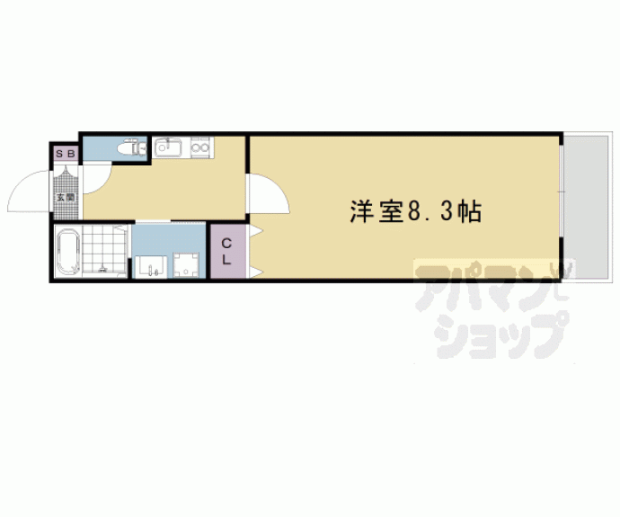 【クレドール京都駅南】間取