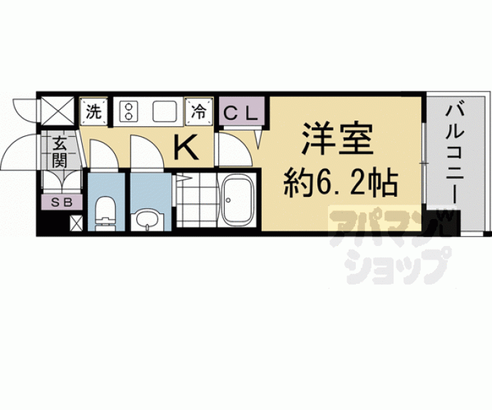 【プレサンスＴＨＥ　ＫＹＯＴＯ　粋都】間取
