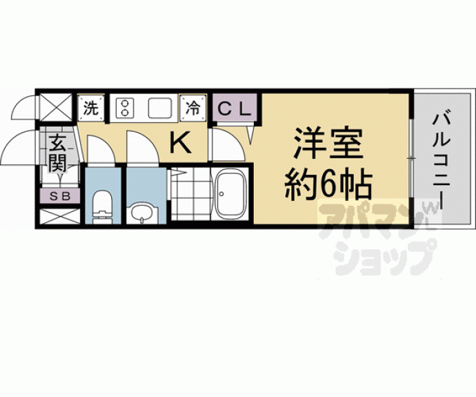 【プレサンスTHE KYOTO 粋都】間取