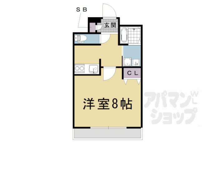 【クレドール東福寺】間取