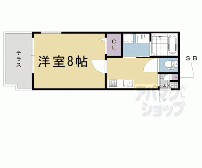 【クレドール東福寺】間取