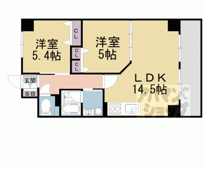 【Insight Repos Yamashina Nagitsuji】間取