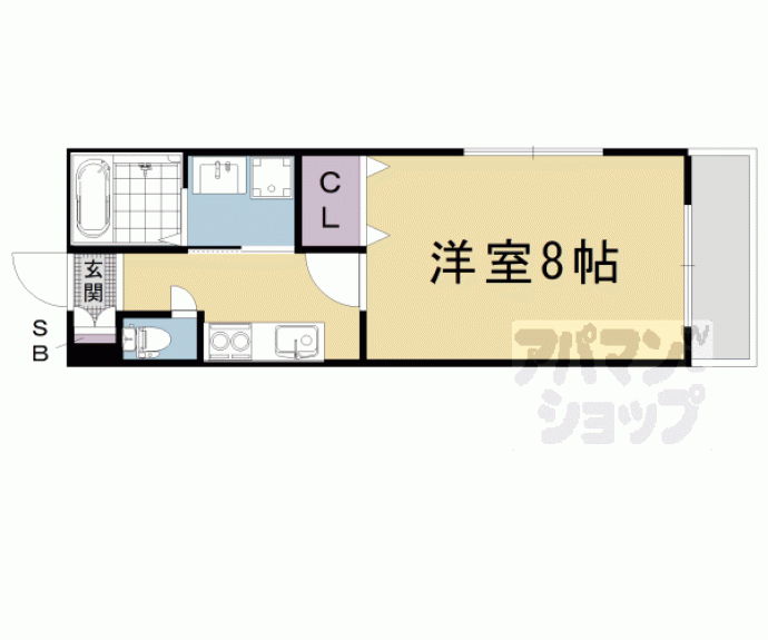 【ＧＲＡＫＡＮ京都駅前　悠】間取
