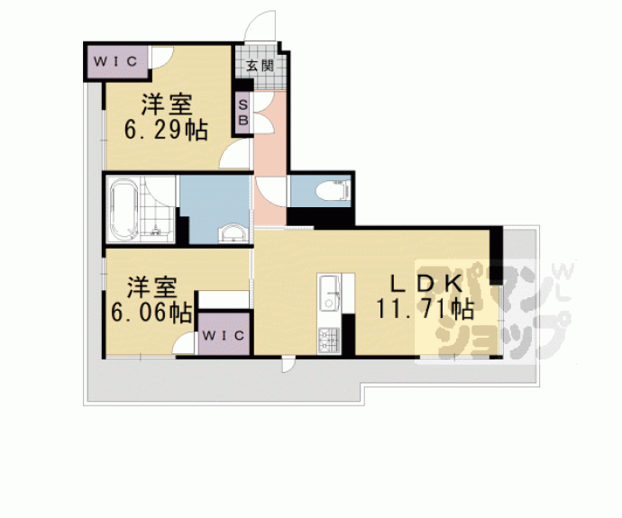 【シャーメゾンネクサス】間取
