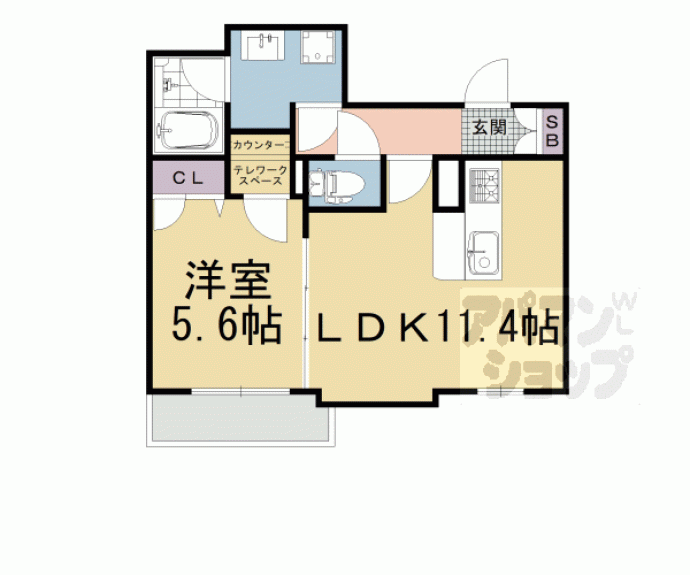 【シャーメゾンルミエール】間取