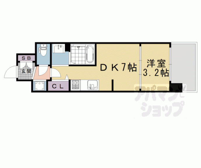 【アドバンス京都フェリス】間取