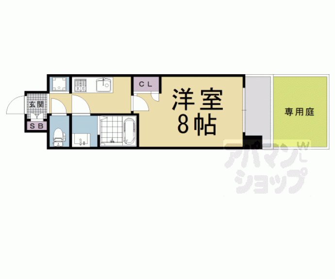 【アドバンス京都フェリス】間取
