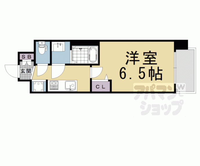 【アドバンス京都フェリス】間取